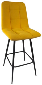 Стул Найс барный /полубарный желтый