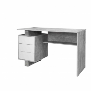 Стол компьютерный письменный -16 цвет бетон серый