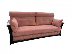 Диван прямой раскладной Берн розовый 200см
