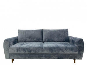 Диван прямой раскладной Мехико серый 225см