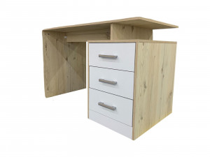 Стол письменный Милана белый 120х60х76