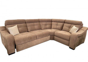 Диван угловой Палермо бежевый
