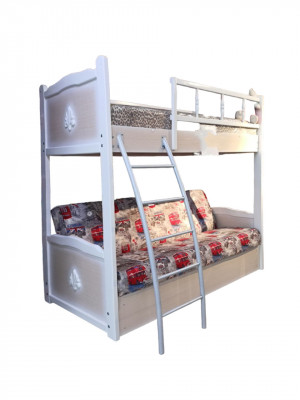 Двухярусная кровать диван книжка