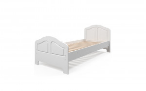 Кровать детская односпальная Сказка белая 80х190