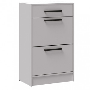 Обувница белая прихожая Кевин 99х60х35