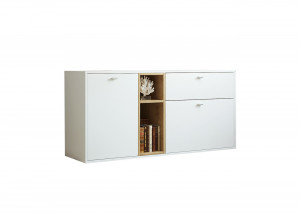 Комод Ланс Белый 131 см.