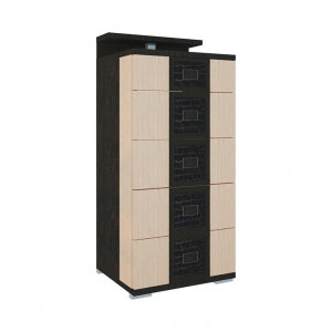 Комод 5 ящиков высокий Конго венге 50х44х110