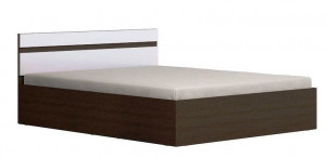 Кровать «Ким» 1,6 с подъемным механизмом венге/белый