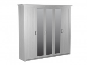 Шкаф распашной 5-створчатый Клер Сосна Андерсен 254х59х230