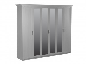 Шкаф распашной 6-створчатый Клер Сосна Андерсен 269х59х230