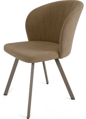 Стул кухонный Коко велюр мокко/металл мокко 58х60