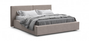 Кровать двуспальная NORD Monolit латте 196х224х95