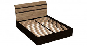 Кровать двуспальная Скарлет 160х200 с ортопедическим основанием крафт табак