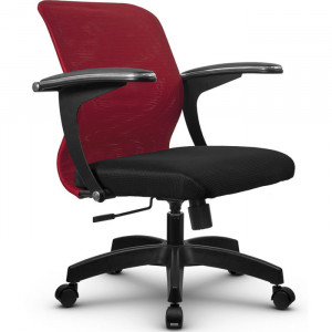Компьютерное кресло Метта SU-M-4 красный, сетка/ткань