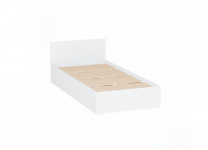 Кровать «Мори» КРМ 900.1 белая односпальная