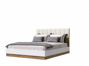 Кровать Адель 160 см с подъемным механизмом + мягкое изголовье
