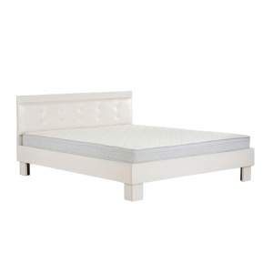 Кровать полутороспальная 140х200 без основания Азалия Бодега Белый