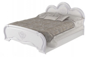 Кровать двуспальная 160х200 Филадельфия КР-03 белый/ белый бриллиант