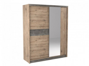 Шкаф-купе распашной  2-х створчатый Денвер Дуб Веллингтон 178х63х230