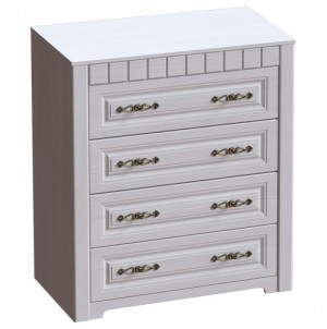 Комод 4 ящика Прованс белая бодега 92х42х102