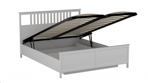 Кровать двухспальная 180х200 с ПМ Фрея Белый