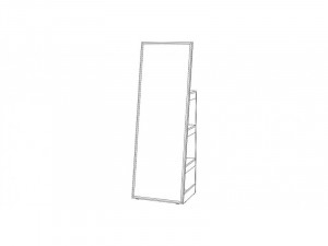 Зеркало Регина напольное дуб самдал