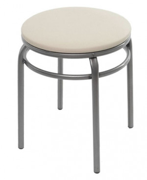 Табурет Мега бежевый металл 38х38х44