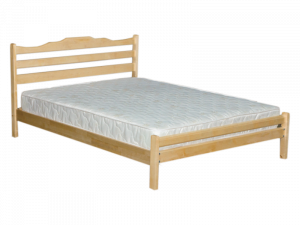 Кровать односпальная Лидер 1 Лак-натуральный 90х200