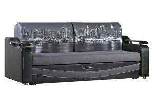 Диван прямой раскладной Лидер-3 225см