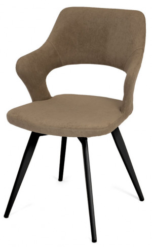 Стул мягкий Бланш поворотный бежевый 55х56