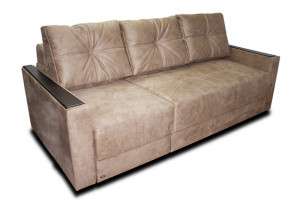 Диван прямой раскладной Мартин-1 коричневый 225см