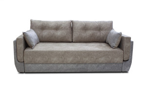 Диван прямой раскладной Мартин-2 серый 232см