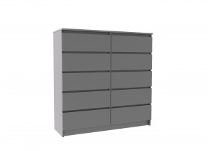 Комод Мори Графит 120 см.