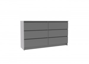 Комод Мори Графит 138 см.