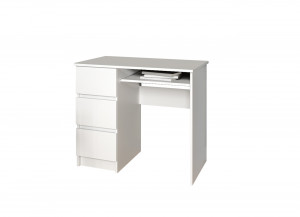 Стол письменный компьютерный Мори МС-6 белый 90х50х77