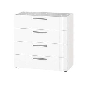 Комод Николь 901.18 белый 90х45х89