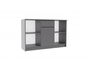 Тумба под ТВ Мори Графит 120х40х77