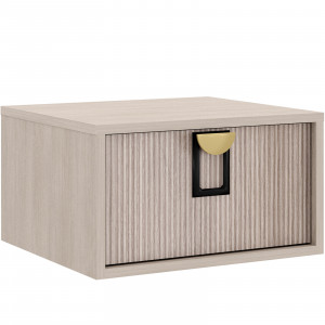 Тумба подвесная с ящиком Муза Тира/Кадена вуд 45х40х25