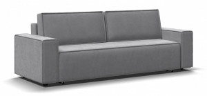 Диван прямой раскладной Норд  Велюр Moнолит сталь 240см