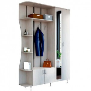 Прихожая Лика-1  белый сандал 150х37х215