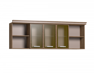 Шкаф навесной Nature Дуб табачный Мокко 224см