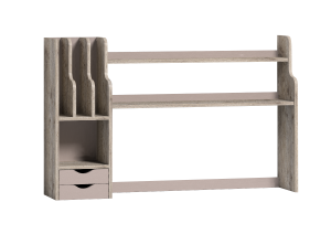 Стеллаж-надстройка Nature Гаскон пайнМокко 123см