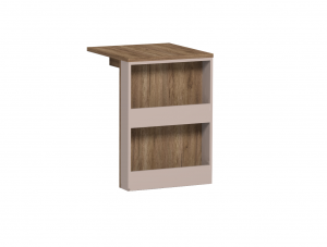 Стол приставной угловой Nature Дуб табачный Мокко 53см