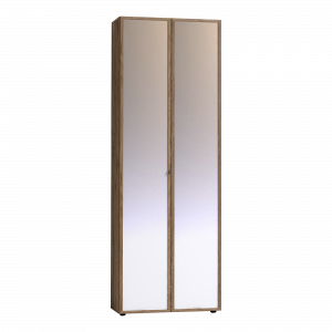 Шкаф для одежды Nature 2 фасада Зеркало Дуб табачный 80см