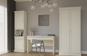 Спальный гарнитур подростковый Сиена береза бежевая