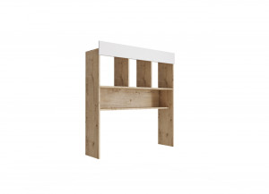 Надстройка Лавис Дуб бунратти/Белый 104 см.