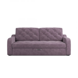 Диван прямой Бостон фиолетовый велюр 235 см.
