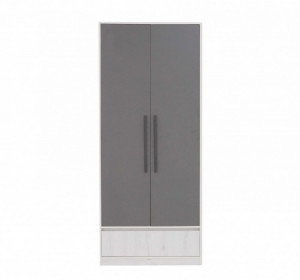 Шкаф 2-х распашной  для одежды и белья Нильс 90х53х213