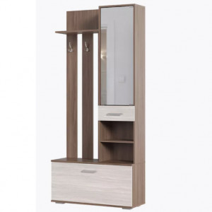 Прихожая Сорренто Бежевый/Коричневый 91х34х202