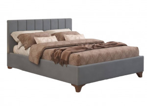 Кровать Оливия 1,6 м серый